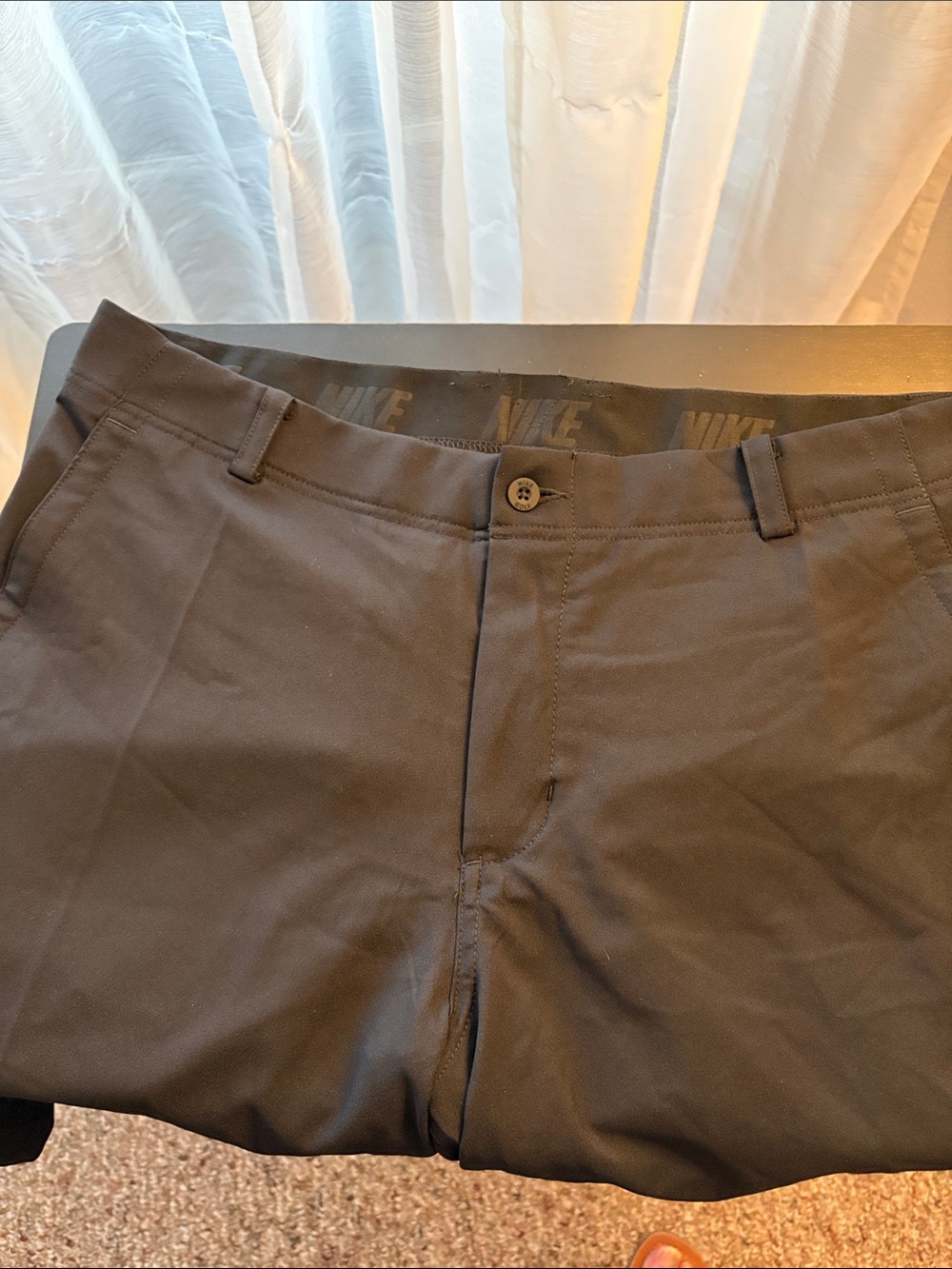 Nike Black Woman’s  Straight Golf Pants Dri-Fit